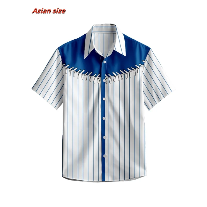 Colorful Stripes Pattern Hawaiian Shirt For Men Summer New 3D Print Short Sleeve Tops Casual Lapel Shirts Blouse Unisex Clothes
Colorful Stripes Pattern Hawaiian Shirt For Men Summer New 3D Print Short Sleeve Tops Casual Lapel Shirts Blouse Unisex Clothes