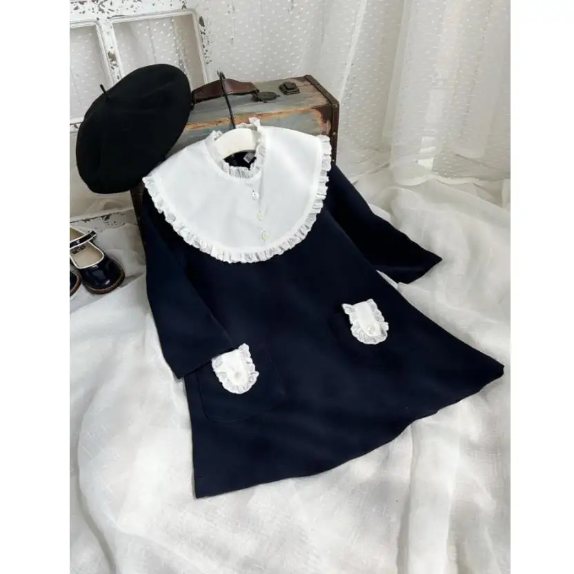 New Baby Spanish Boutique Clothes Long Sleeve Design Birthday Party College Style Sweet Cute Girls Dresses For Eid A3507
New Baby Spanish Boutique Clothes Long Sleeve Design Birthday Party College Style Sweet Cute Girls Dresses For Eid A3507
