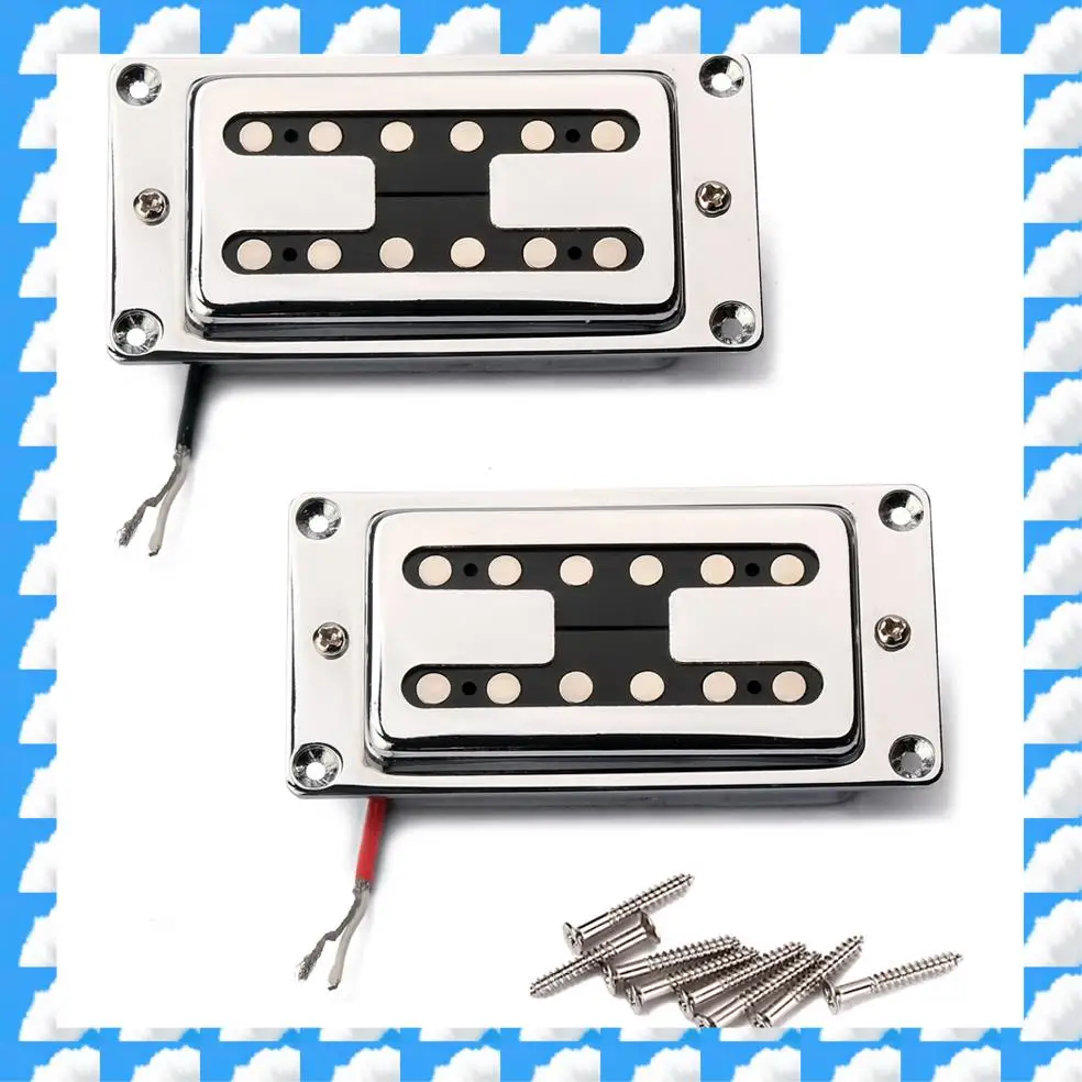 ONGE 2Pcs/Set Guitar Sealed Humbucker Pickups Pick-Ups Dual Coil For LP Electric Guitars With Mounting Screw
ONGE 2Pcs/Set Guitar Sealed Humbucker Pickups Pick-Ups Dual Coil For LP Electric Guitars With Mounting Screw