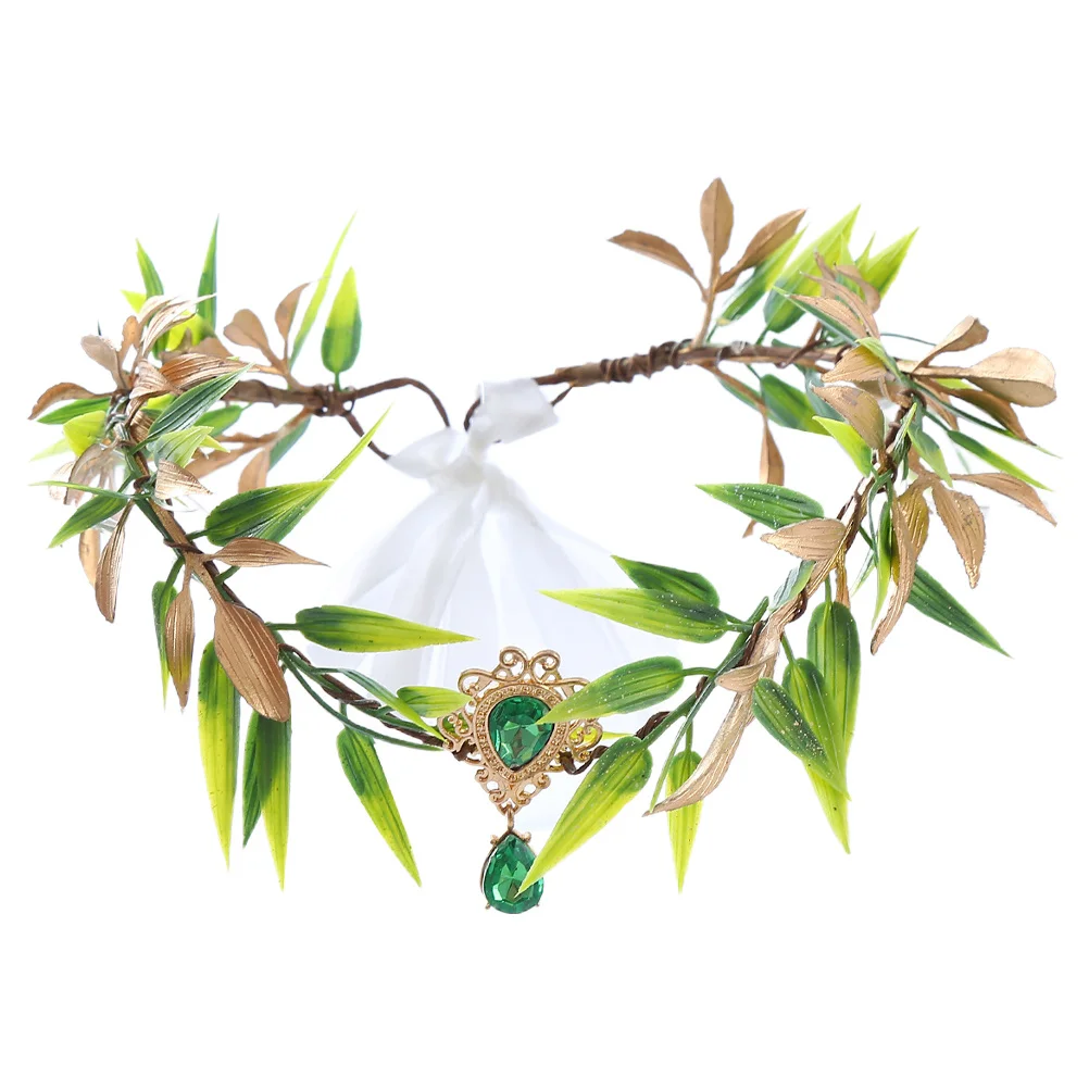 Simulation Leaf Crown Bride Hair Hoop Fairy Headband Party Decorative Leaf Headpiece Bridal Hair Accessories Lightweight
Simulation Leaf Crown Bride Hair Hoop Fairy Headband Party Decorative Leaf Headpiece Bridal Hair Accessories Lightweight