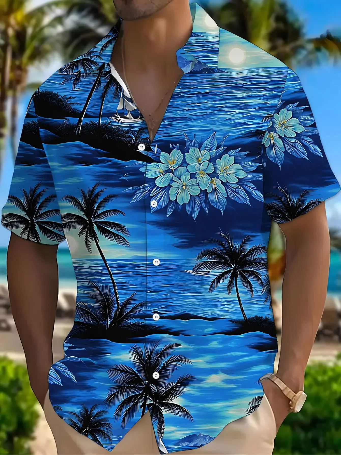 Men's High Street Graphic Hawaiian Shirt Summer Man Short Sleeve Loose Casual Fashion Street Style Vacation Beach Tops
Men's High Street Graphic Hawaiian Shirt Summer Man Short Sleeve Loose Casual Fashion Street Style Vacation Beach Tops