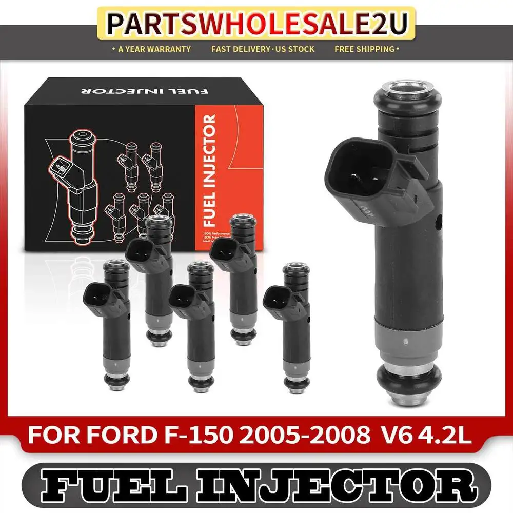 6x Fuel Injector for For Ford F-150 2005 2006 2007 2008 V6 4.2L Naturally Aspirated
6x Fuel Injector for For Ford F-150 2005 2006 2007 2008 V6 4.2L Naturally Aspirated