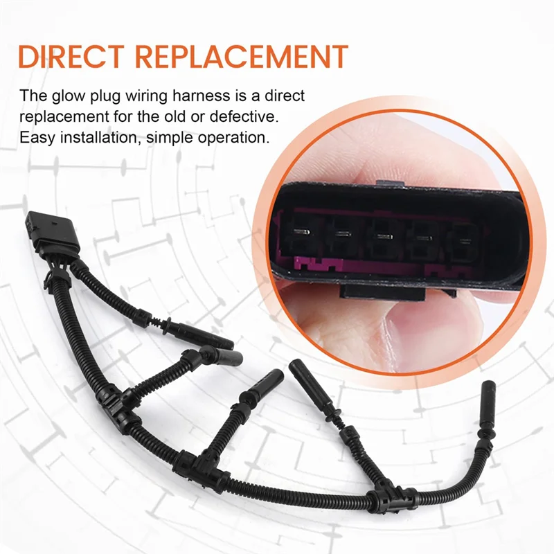 4Pcs Engine Glow Plug Bridge Wiring Harness 070971277B For VW Transporter 2003-2010 2.5 TDI 07Z971277A,074972095B
4Pcs Engine Glow Plug Bridge Wiring Harness 070971277B For VW Transporter 2003-2010 2.5 TDI 07Z971277A,074972095B