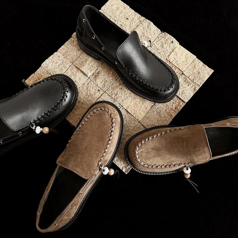 MKKHOU Women's Round Toe Loafers High Quality Genuine Leather Shoes Low Heel Fashion Casual Shoes Women
MKKHOU Women's Round Toe Loafers High Quality Genuine Leather Shoes Low Heel Fashion Casual Shoes Women