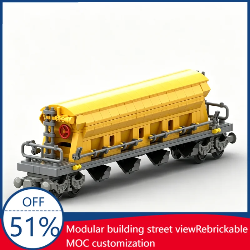 1564Pcs MOC Grain Hopper Train Wagon Model Building Modular Blocks Assembly Creative Railway Educational Birthday Gift Children
1564Pcs MOC Grain Hopper Train Wagon Model Building Modular Blocks Assembly Creative Railway Educational Birthday Gift Children