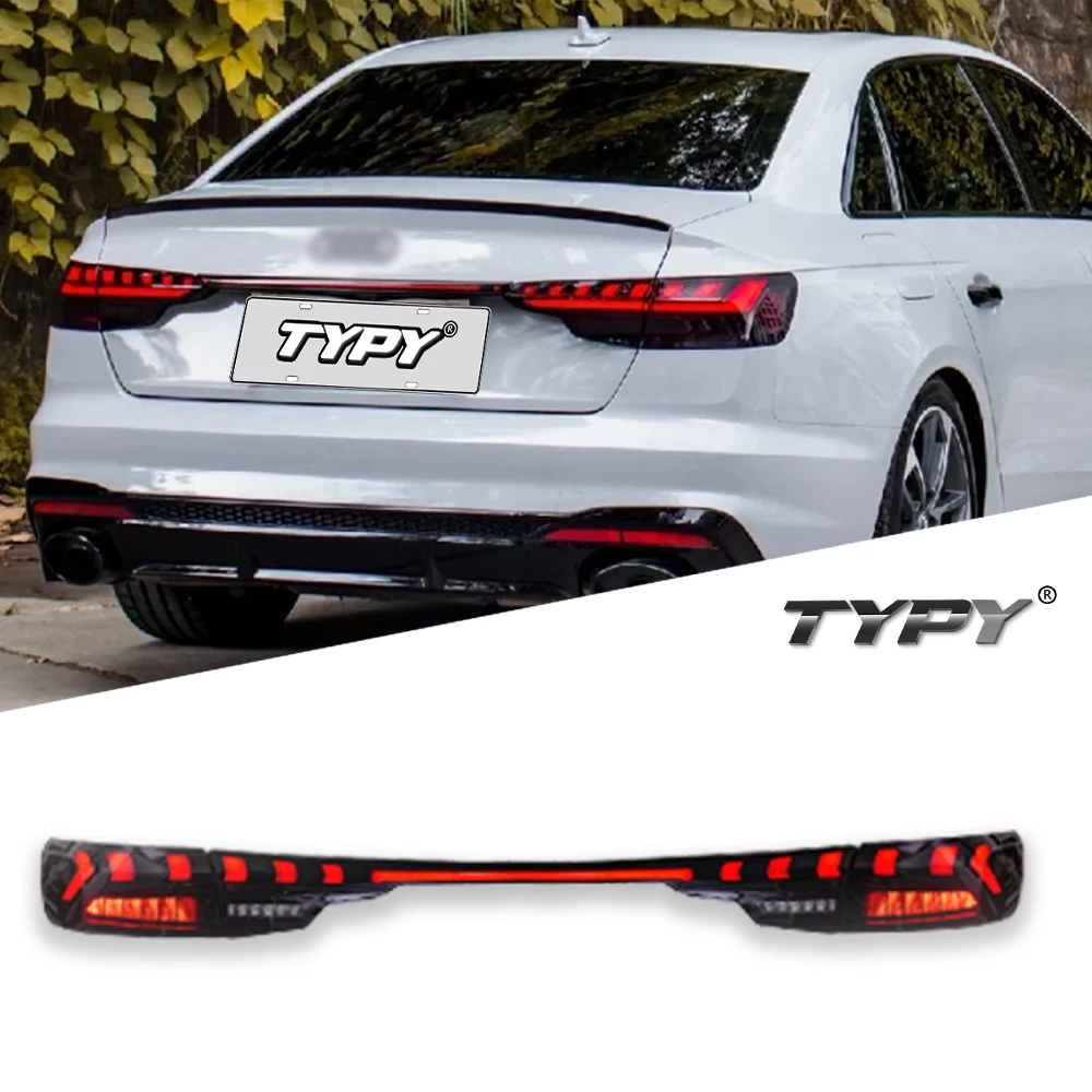 TYPY автомобиль для Audi A4 B9 задний фонарь 2017-2024, обновленный, модифицированный для нового DRL, динамический указатель поворота, светодиодный задний фонарь, автоаксессуары
TYPY автомобиль для Audi A4 B9 задний фонарь 2017-2024, обновленный, модифицированный для нового DRL, динамический указатель поворота, светодиодный задний фонарь, автоаксессуары