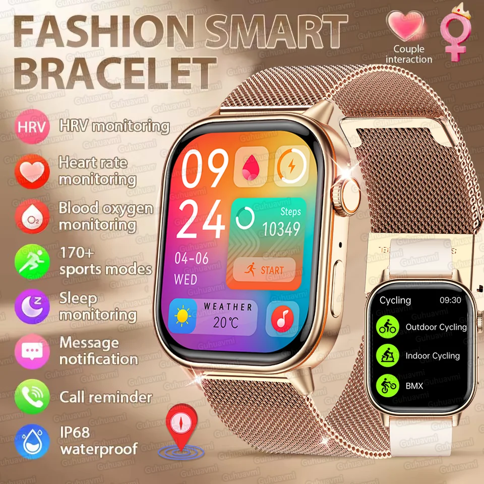Смарт-часы с GPS-позиционированием 240*296 HD AMOLED-экран Ультра умные часы для мужчин 100+Sport BT Call Спортивные часы для женщин Изысканный подарок2025
Смарт-часы с GPS-позиционированием 240*296 HD AMOLED-экран Ультра умные часы для мужчин 100+Sport BT Call Спортивные часы для женщин Изысканный подарок2025