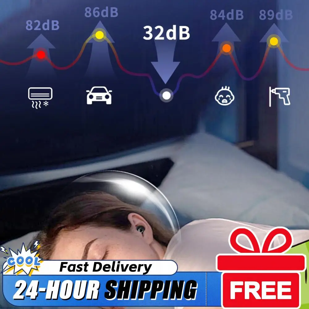 Reusable Silicone Sleep Ear Plugs W/ 10 Eartips in XS/S/M/L Noise Cancelling Ear Plugs for Sleeping Noise Sensitivity & Flights
Reusable Silicone Sleep Ear Plugs W/ 10 Eartips in XS/S/M/L Noise Cancelling Ear Plugs for Sleeping Noise Sensitivity & Flights