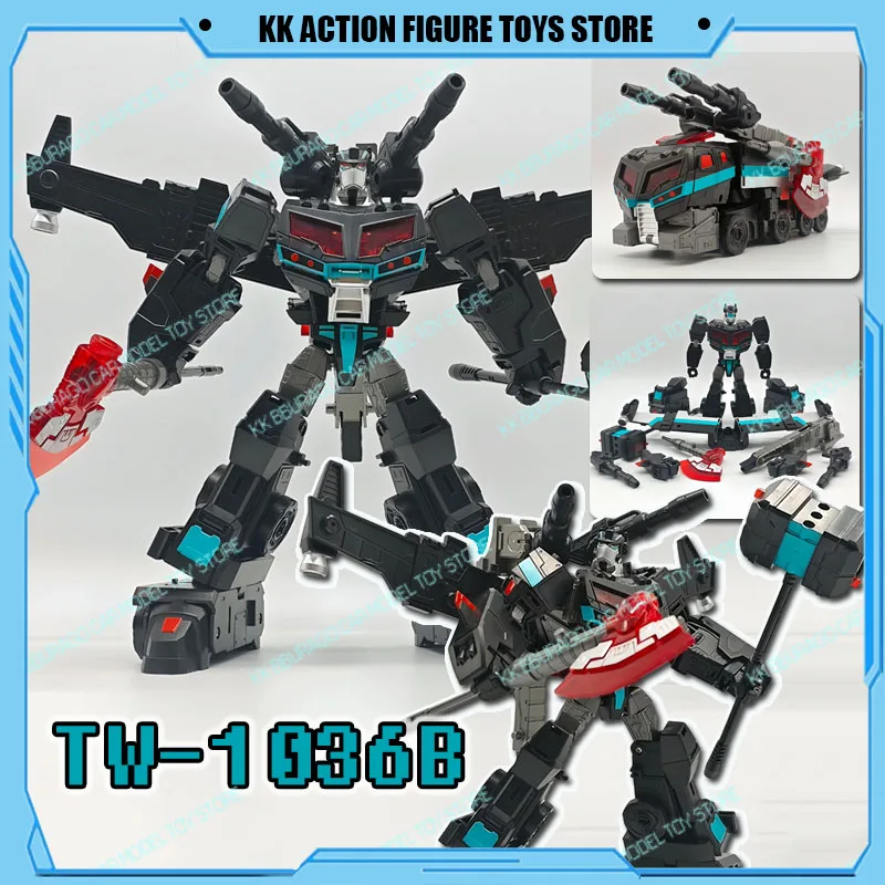 BaiWei Transformation TW-1036B Black Dark OP Action Figure Transformation Animated 08 RepairTeam Captain OP Fire Truck Boys Gift
BaiWei Transformation TW-1036B Black Dark OP Action Figure Transformation Animated 08 RepairTeam Captain OP Fire Truck Boys Gift