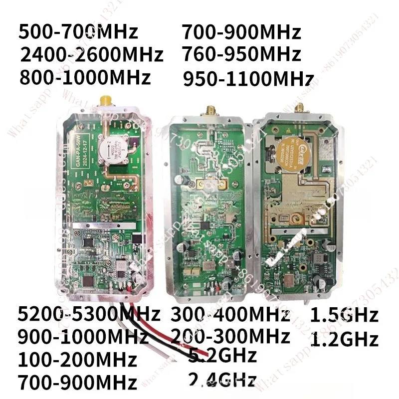 50W module1800-1900 2500-2700 900-1050 1.2G 2.4G 2700-2800
50W module1800-1900 2500-2700 900-1050 1.2G 2.4G 2700-2800