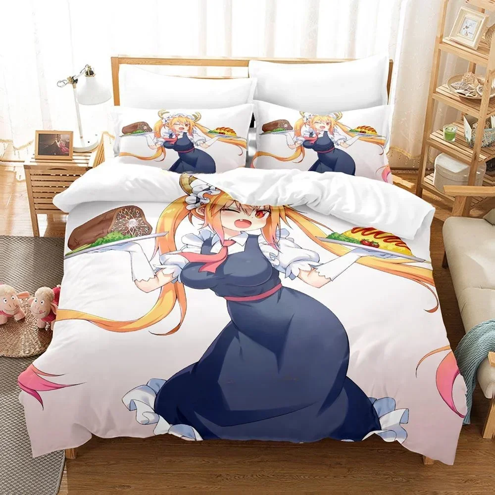 3D Kawaii Girl Miss Kobayashi's Dragon Maid Bedding Set Anime three-piece set Adult Kid Bedroom Duvet cover Sets Home Textiles
3D Kawaii Girl Miss Kobayashi's Dragon Maid Bedding Set Anime three-piece set Adult Kid Bedroom Duvet cover Sets Home Textiles