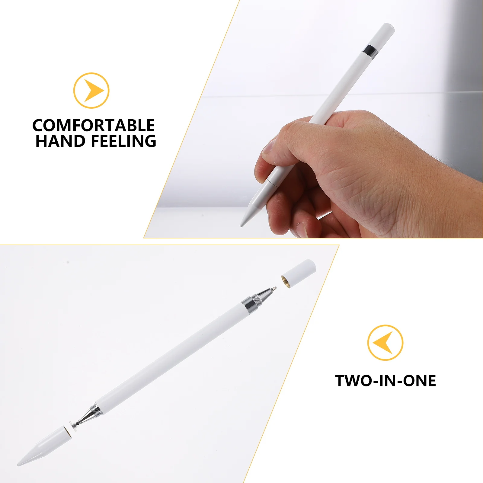 1Pcs Capacitive Pen Efficient Touch Screen Stylus Transparent Nib Precise Control Smooth Surface Non-Slip Comfortable Grip
1Pcs Capacitive Pen Efficient Touch Screen Stylus Transparent Nib Precise Control Smooth Surface Non-Slip Comfortable Grip