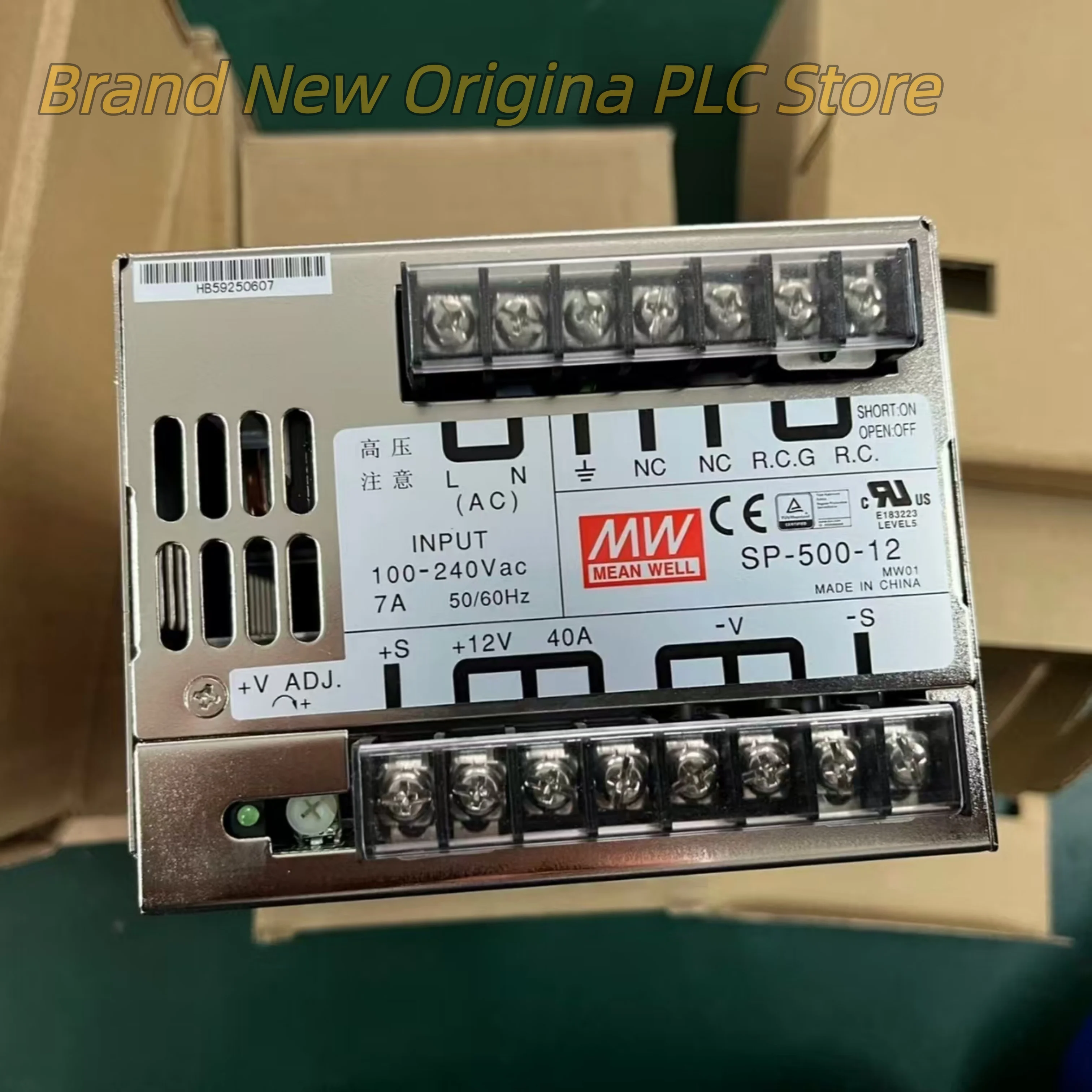 Switching Power Supply SP-500-12 12V 40A 100%NEW
Switching Power Supply SP-500-12 12V 40A 100%NEW