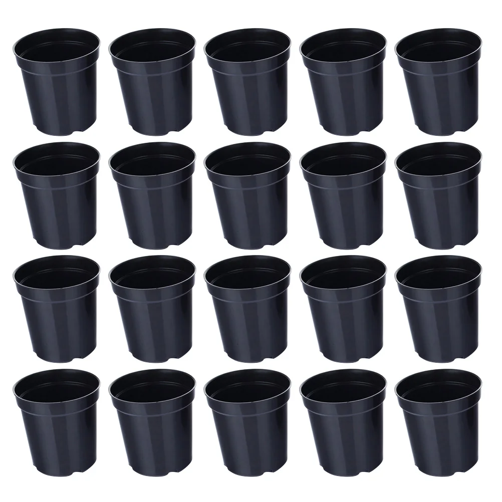 20 Pcs Plastic Flower Pot 90 Size Durable Reusable Nursery Containers for Plants Garden Simple Home Decor Thickened Design Fall
20 Pcs Plastic Flower Pot 90 Size Durable Reusable Nursery Containers for Plants Garden Simple Home Decor Thickened Design Fall