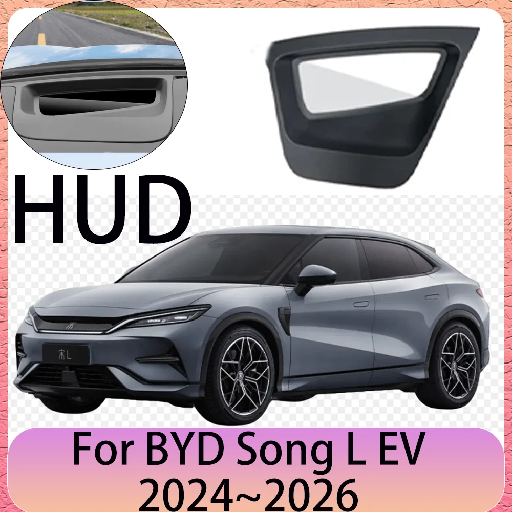 Для BYD Song L EV 2024 ~ 2026 2025 LHD автомобильный проекционный дисплей Защитная приборная панель HUD Пылезащитный чехол Аксессуары для интерьера 
Для BYD Song L EV 2024 ~ 2026 2025 LHD автомобильный проекционный дисплей Защитная приборная панель HUD Пылезащитный чехол Аксессуары для интерьера