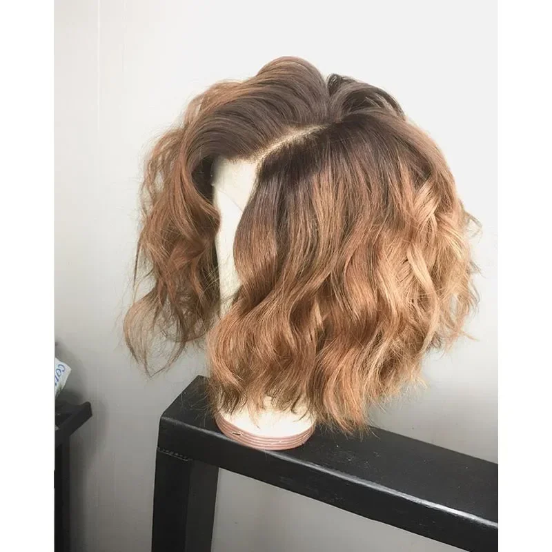 Glueless Natural Ombre Blond Wave 16inch 5*5 Lace Front Hair 100% Human Hair Wig 150 Density Baby Hair Pre-Plucked Soft Hair Wig
Glueless Natural Ombre Blond Wave 16inch 5*5 Lace Front Hair 100% Human Hair Wig 150 Density Baby Hair Pre-Plucked Soft Hair Wig