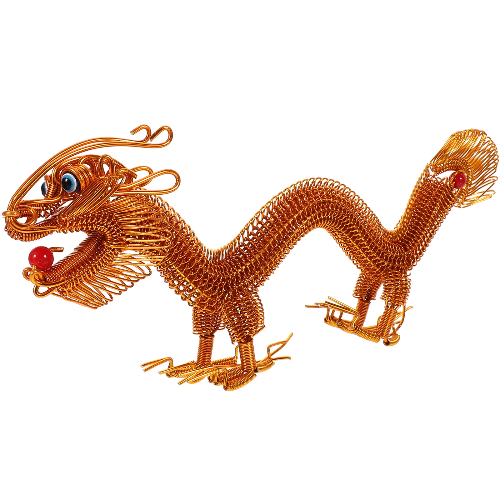 Year of The Dragon Decoration Golden Dragon Figurine Metal Craft Indoor Desktop Study Bar Cabinet Chinese Style DecorVintage
Year of The Dragon Decoration Golden Dragon Figurine Metal Craft Indoor Desktop Study Bar Cabinet Chinese Style DecorVintage