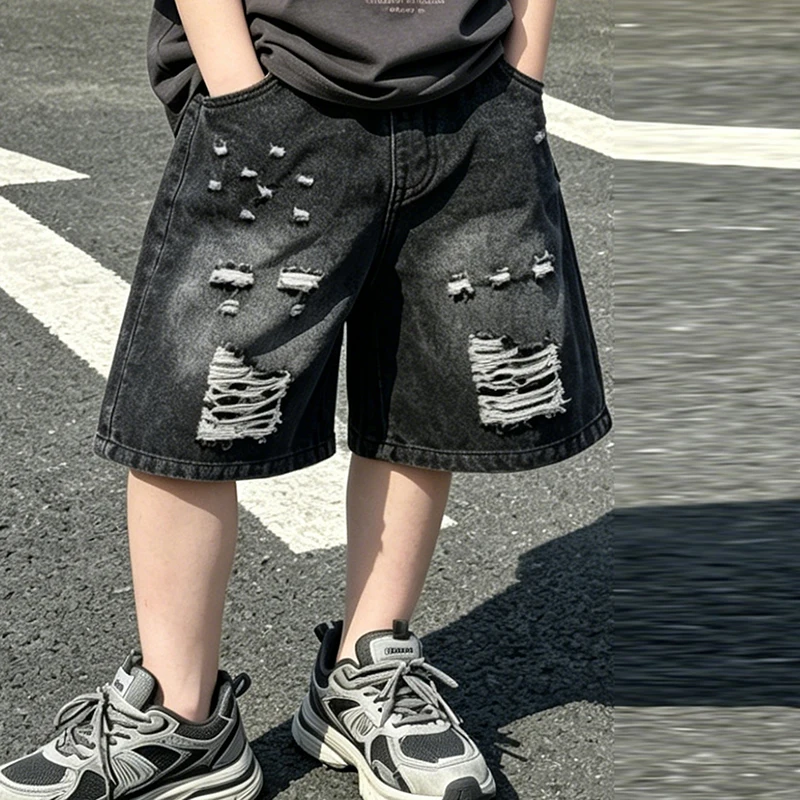New 2026 summer children's ripped jeans autumn boys' jeans wide leg pants spring girls' sports pants
New 2026 summer children's ripped jeans autumn boys' jeans wide leg pants spring girls' sports pants