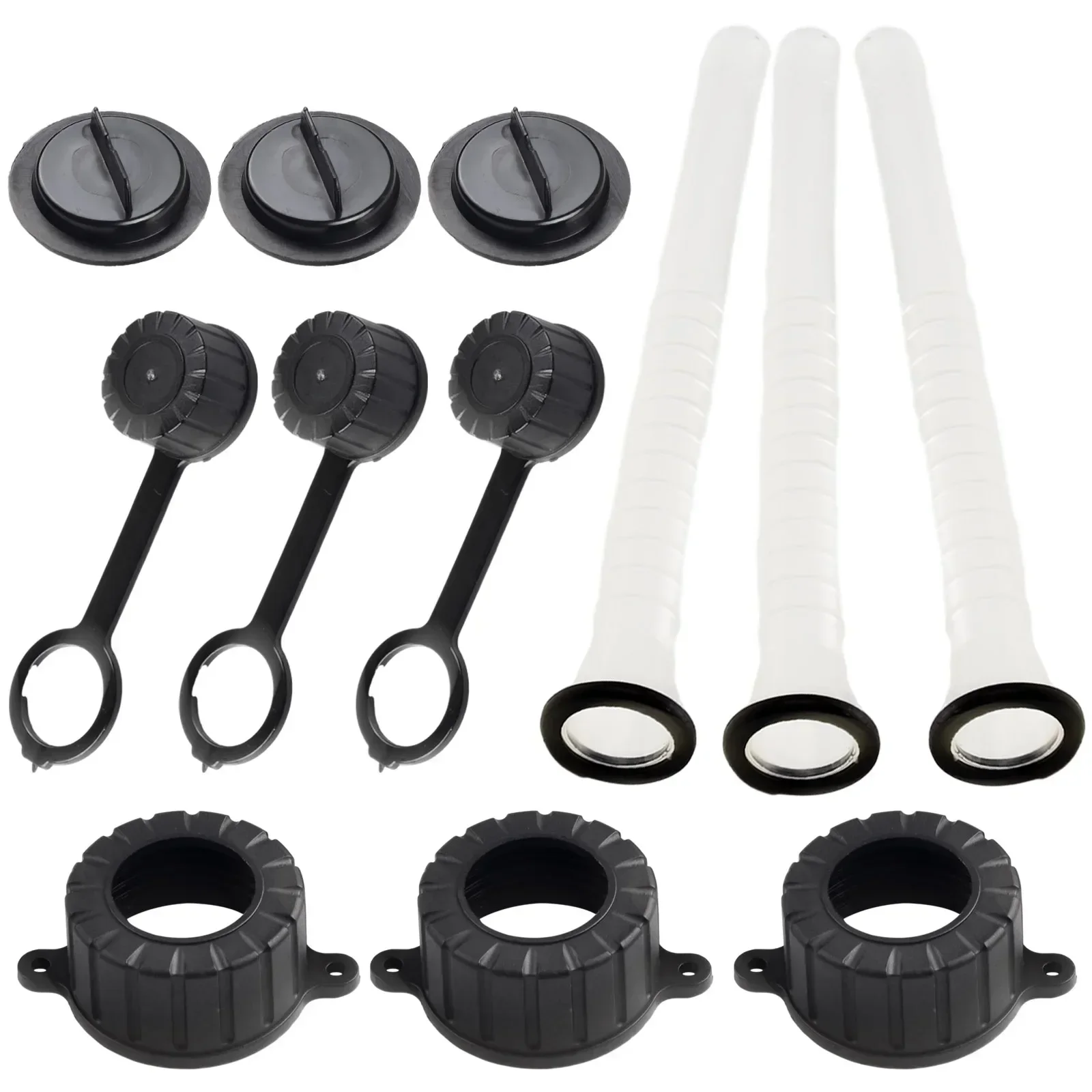 3 Spout Gasket Spout Plug Exhaust Cap Replacement Spout & Parts Kit For Rubbermaid, Kolpin, Gott, Can Fuel Gas Parts Lawn Mowers
3 Spout Gasket Spout Plug Exhaust Cap Replacement Spout & Parts Kit For Rubbermaid, Kolpin, Gott, Can Fuel Gas Parts Lawn Mowers