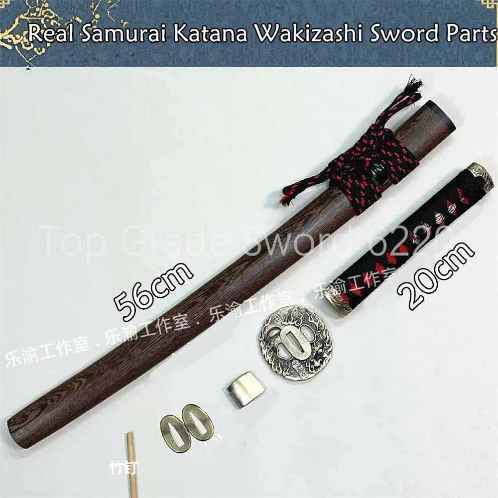 A Set Very Nice Tsuka Handle Brass Tsuba Handguard Habaki Seppa Hardwood Sheath For Real Samurai Katana Wakizashi Sword Parts
A Set Very Nice Tsuka Handle Brass Tsuba Handguard Habaki Seppa Hardwood Sheath For Real Samurai Katana Wakizashi Sword Parts