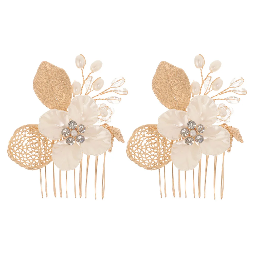 Elegant Leaf Hair Comb Floral Bride Headpiece Crystal Wedding Side Combs Vintage Accessories Special Occasions 2 Pcs
Elegant Leaf Hair Comb Floral Bride Headpiece Crystal Wedding Side Combs Vintage Accessories Special Occasions 2 Pcs