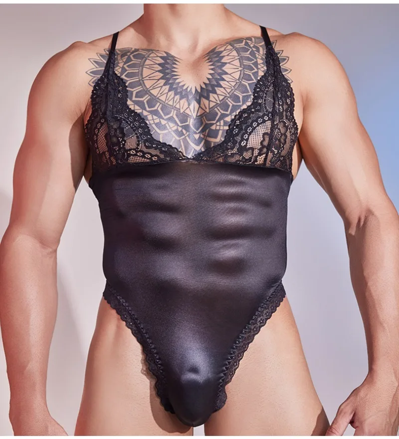 Сексуальное глянцевое боди для мужчин с крючковым креплением на промежности, стринги, высокий вырез, кружевное боди-топ, ультратонкое, блестящее, для рейва, сексуальное нижнее белье для геев
Сексуальное глянцевое боди для мужчин с крючковым креплением на промежности, стринги, высокий вырез, кружевное боди-топ, ультратонкое, блестящее, для рейва, сексуальное нижнее белье для геев