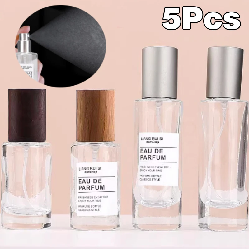 5Pcs Round Portable Glass Spray Bottle Walnut Cover Empty Bottle Beech Lid Perfume Bottle Cosmetic Container Spray Atomizer
5Pcs Round Portable Glass Spray Bottle Walnut Cover Empty Bottle Beech Lid Perfume Bottle Cosmetic Container Spray Atomizer