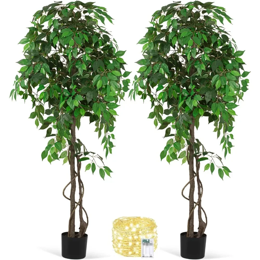 %a 2Pack 6FT Artificial Ficus Tree Tall Faux Trees Indoor,Fake Silk Tree Fake Plants with Plastic Nursery Pot for Office Home D
%a 2Pack 6FT Artificial Ficus Tree Tall Faux Trees Indoor,Fake Silk Tree Fake Plants with Plastic Nursery Pot for Office Home D