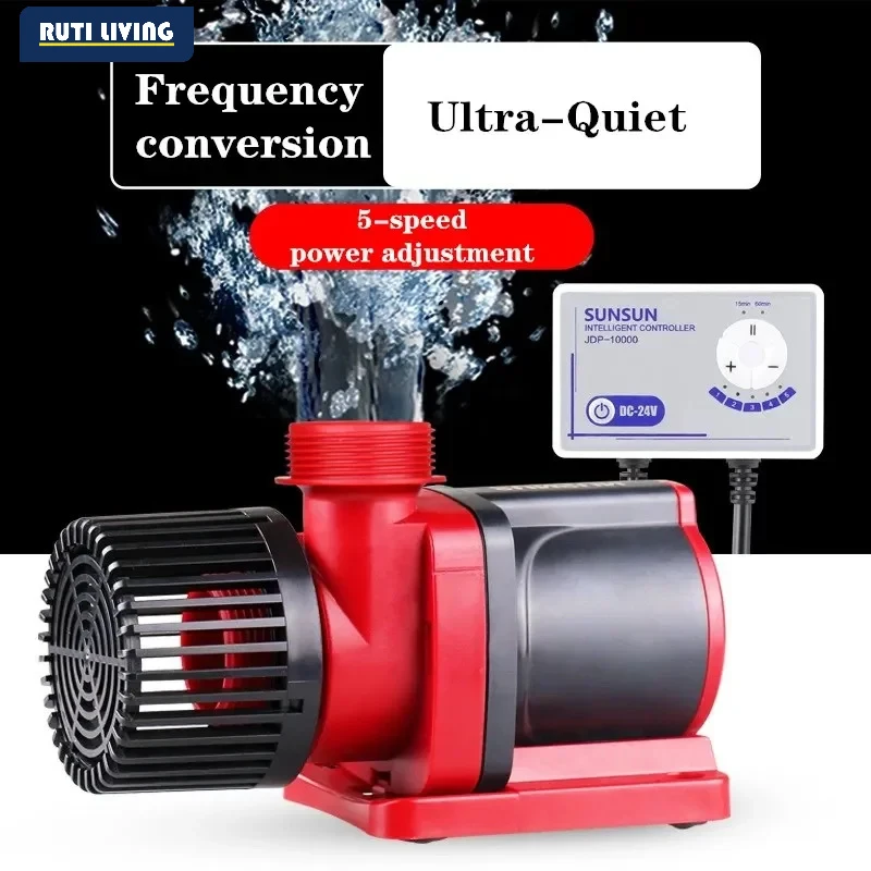Aquarium Ultra-Quiet Submersible Pump Variable Frequency DC Water Pump with Controller Flow Adjustable Fish Tank Circulate Pump
Aquarium Ultra-Quiet Submersible Pump Variable Frequency DC Water Pump with Controller Flow Adjustable Fish Tank Circulate Pump