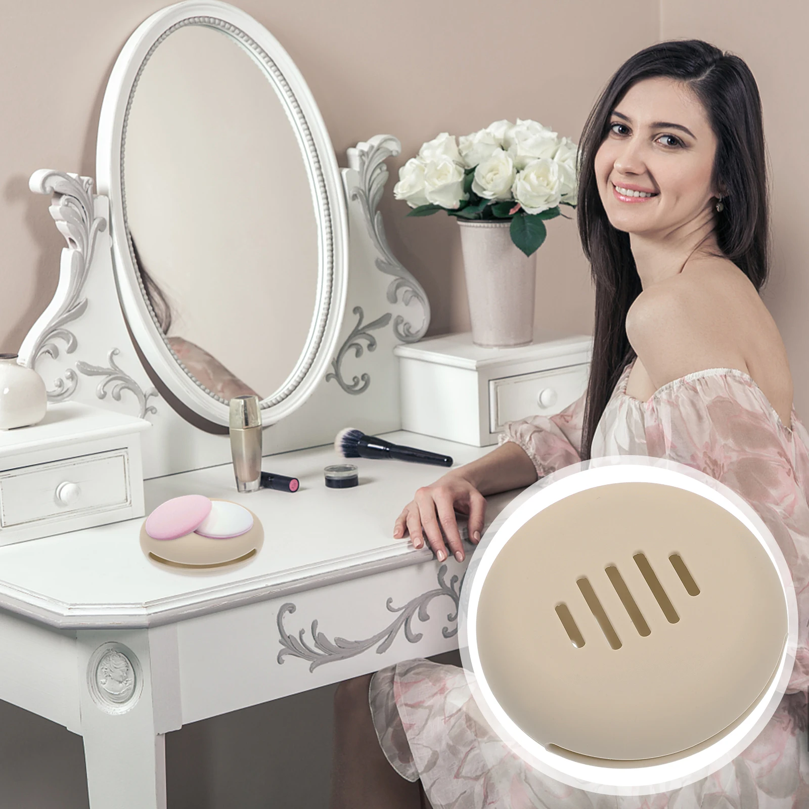 Silicone Makeup Puff Holder Travel Powder Case Portable Box Sponge Storage Travel Use Sturdy Practical
Silicone Makeup Puff Holder Travel Powder Case Portable Box Sponge Storage Travel Use Sturdy Practical