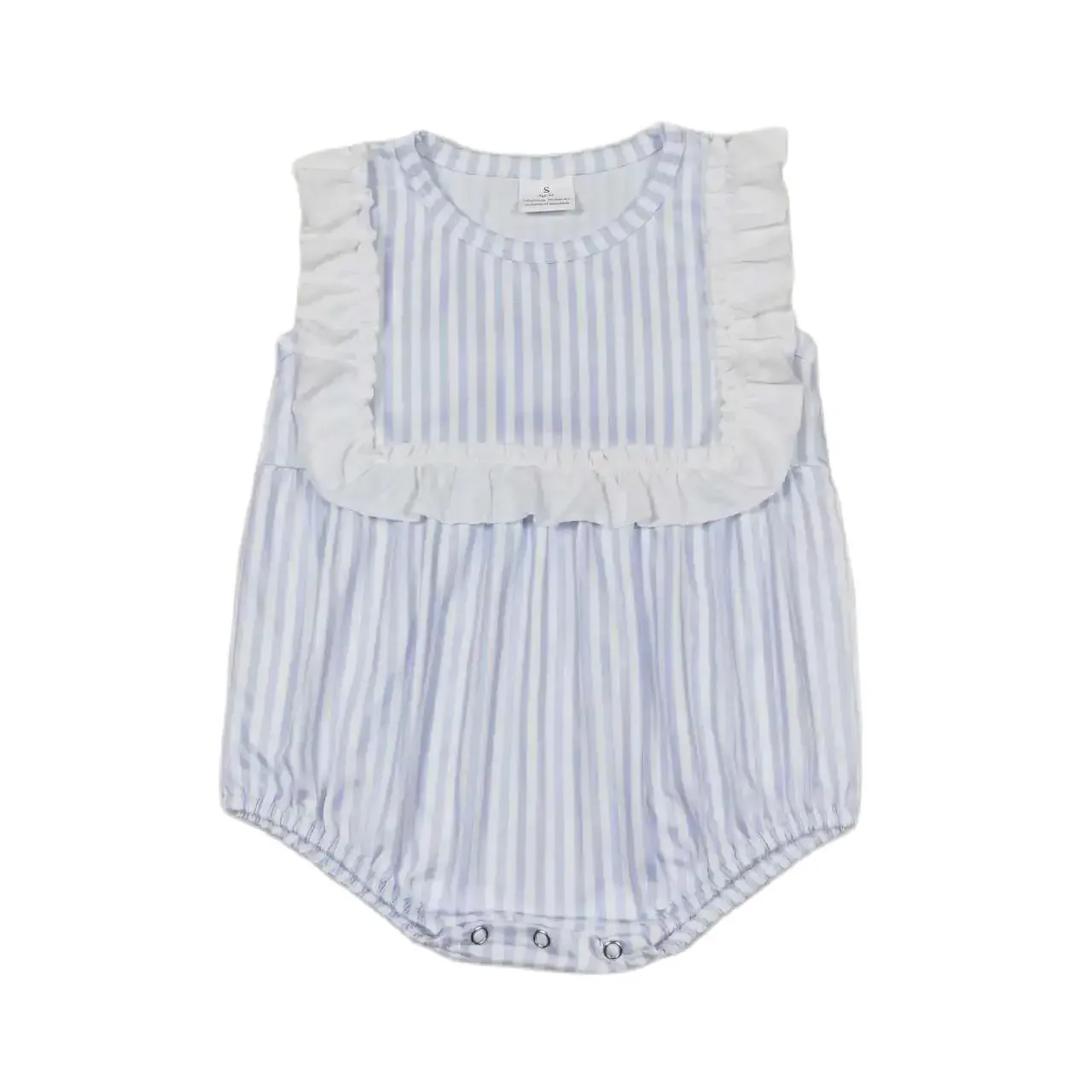 SR1363 Comfortable Baby Girl Clothes Sleeves Top Blue And White Striped Lace Print With Tank Top Jumpsuit Children Clothes
SR1363 Comfortable Baby Girl Clothes Sleeves Top Blue And White Striped Lace Print With Tank Top Jumpsuit Children Clothes