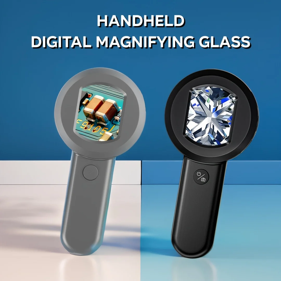 Handheld Digital Microscope, 2-inch IPS Screen, Camera Lens, Type-C, Dual LED, USB Charge, Li-Po Battery, for Smartphones
Handheld Digital Microscope, 2-inch IPS Screen, Camera Lens, Type-C, Dual LED, USB Charge, Li-Po Battery, for Smartphones