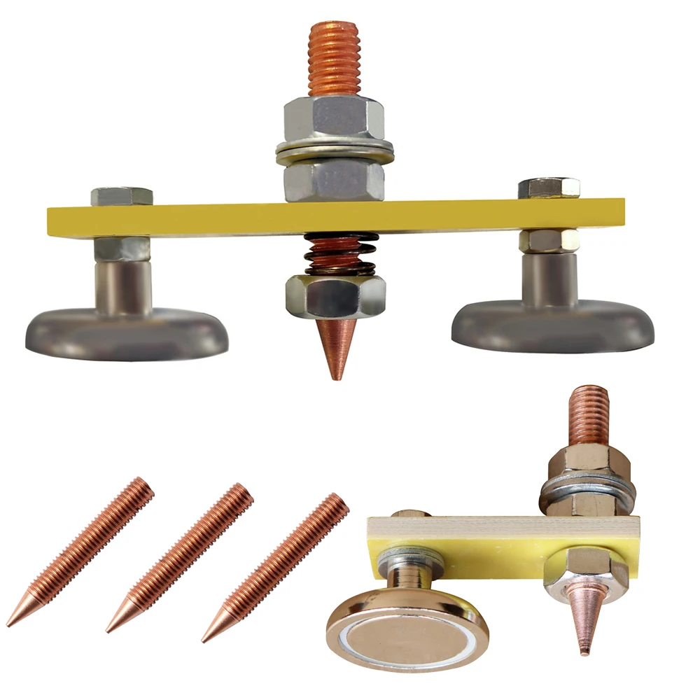 Welding Magnet Head Magnetic Welding Ground Clamp Holder Fixture Strong Welder Sheet Metal Repair Machine Ground Wire Clamp
Welding Magnet Head Magnetic Welding Ground Clamp Holder Fixture Strong Welder Sheet Metal Repair Machine Ground Wire Clamp