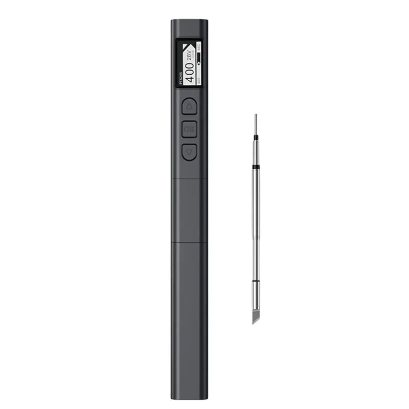 VELIF-PTS245 PD3.1 Type-C 140 Вт для электроники DIY ремонтный комплект паяльника умная цифровая мини-паяльная станция новая
VELIF-PTS245 PD3.1 Type-C 140 Вт для электроники DIY ремонтный комплект паяльника умная цифровая мини-паяльная станция новая