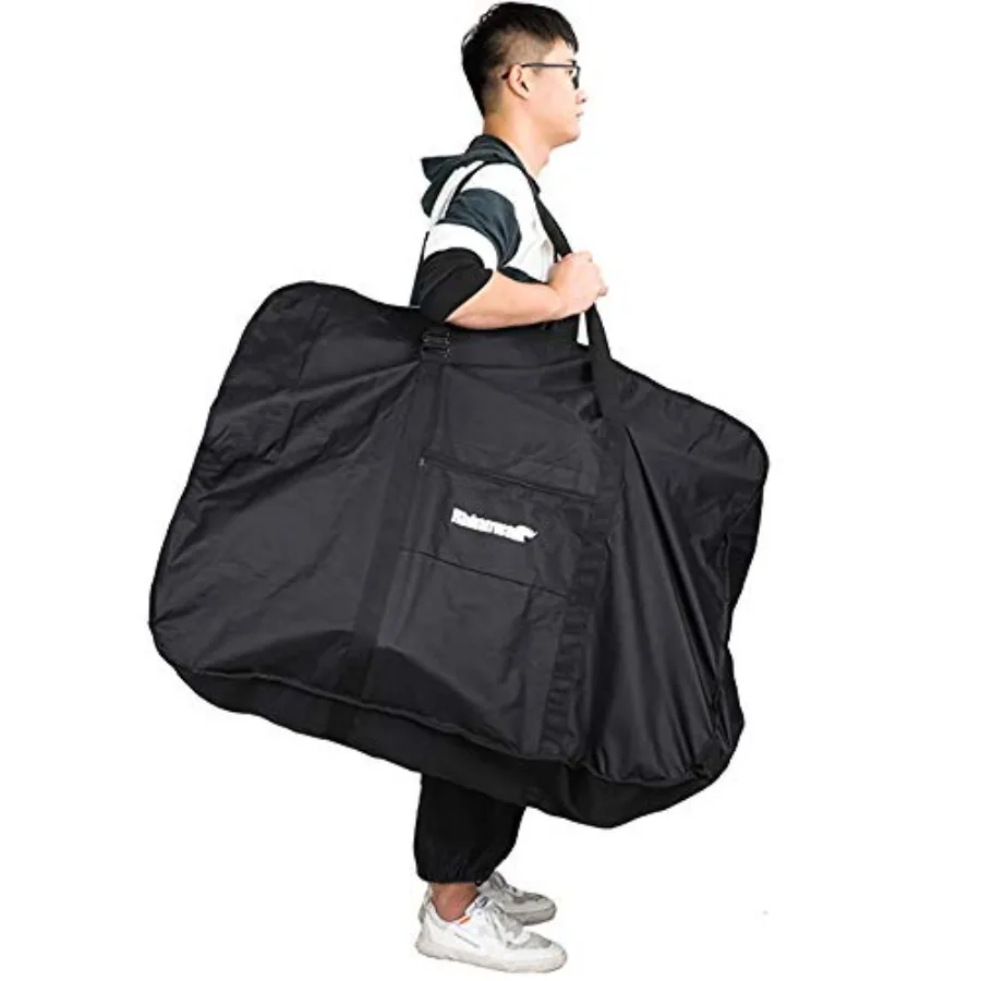 26 inch Folding Bike Bag Bicycle Travel Case Fits 26 inch or Below Folding Bikes, Bicycle Transport Case for Air, Train Travel
26 inch Folding Bike Bag Bicycle Travel Case Fits 26 inch or Below Folding Bikes, Bicycle Transport Case for Air, Train Travel