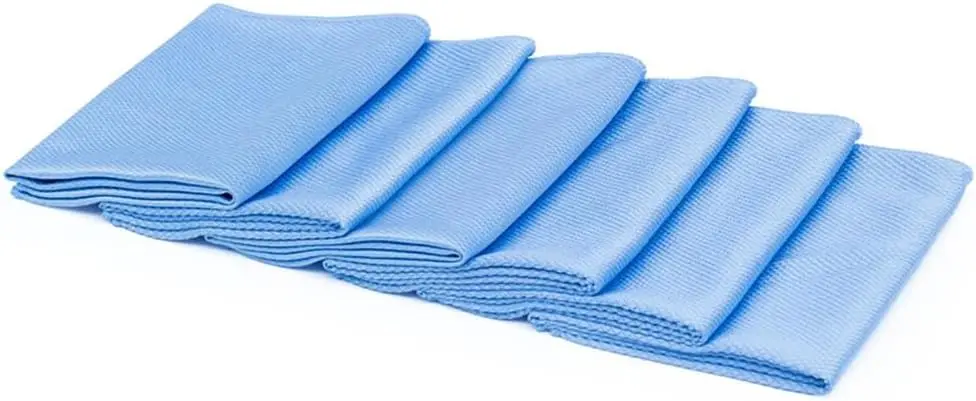 Diamond Weave Glass & Window Detailing Towels, Snakeskin Texture, Lint-Free Streak-Free, 280gsm, 16x16in Blue (6-Pack)
Diamond Weave Glass & Window Detailing Towels, Snakeskin Texture, Lint-Free Streak-Free, 280gsm, 16x16in Blue (6-Pack)