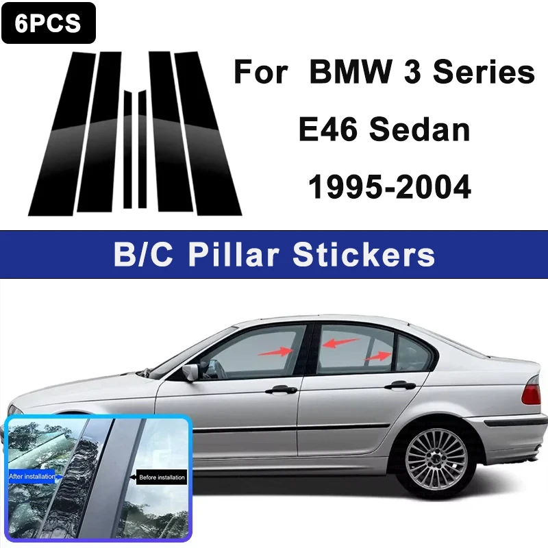 For BMW 3 Series E46 Sedan 1995-2004 Window B C Pillar Post Cover Trim Stickers Door Column Decorative Exterior Accessories
For BMW 3 Series E46 Sedan 1995-2004 Window B C Pillar Post Cover Trim Stickers Door Column Decorative Exterior Accessories