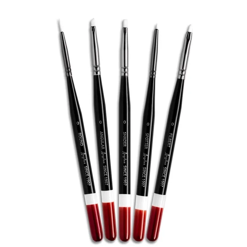 5pcs/lot USA Original Angelus #799 Paint Brush Set Round Head micro Paint Brush Set for Acrylics
5pcs/lot USA Original Angelus #799 Paint Brush Set Round Head micro Paint Brush Set for Acrylics