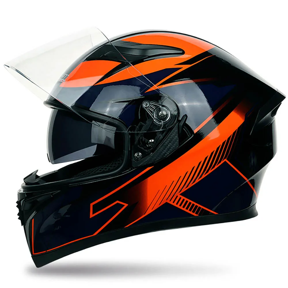 Full Face Helmet Motorcycle Helmets Double Lenses Motorcycling Racing HelmetsCasco Moto Motorbike Helmet For Men And Woman
Full Face Helmet Motorcycle Helmets Double Lenses Motorcycling Racing HelmetsCasco Moto Motorbike Helmet For Men And Woman
