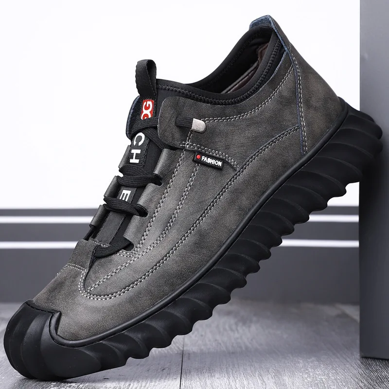 Autumn Leather Shoes Casual And Breathable 2023 New Trend Outdoor Versatile Youth Low Top Lace Up Soft Sole Casual Men's Shoes
Autumn Leather Shoes Casual And Breathable 2023 New Trend Outdoor Versatile Youth Low Top Lace Up Soft Sole Casual Men's Shoes