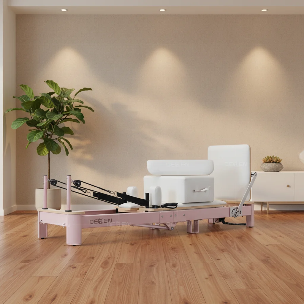Aluminum Alloy Durable Portable and Foldable Pilates Core Bed Adjustable and Foldable Home Fitness Equipment
Aluminum Alloy Durable Portable and Foldable Pilates Core Bed Adjustable and Foldable Home Fitness Equipment