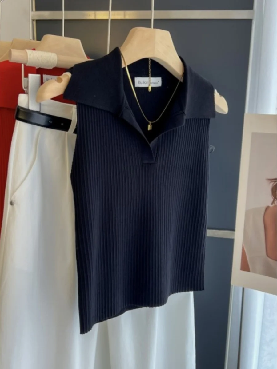 Красный гонконгский вязаный топ в стиле ретро, женский летний новый внутренний костюм с воротником-стойкой, модная модная корейская версия, тонкий...
Красный гонконгский вязаный топ в стиле ретро, женский летний новый внутренний костюм с воротником-стойкой, модная модная корейская версия, тонкий...