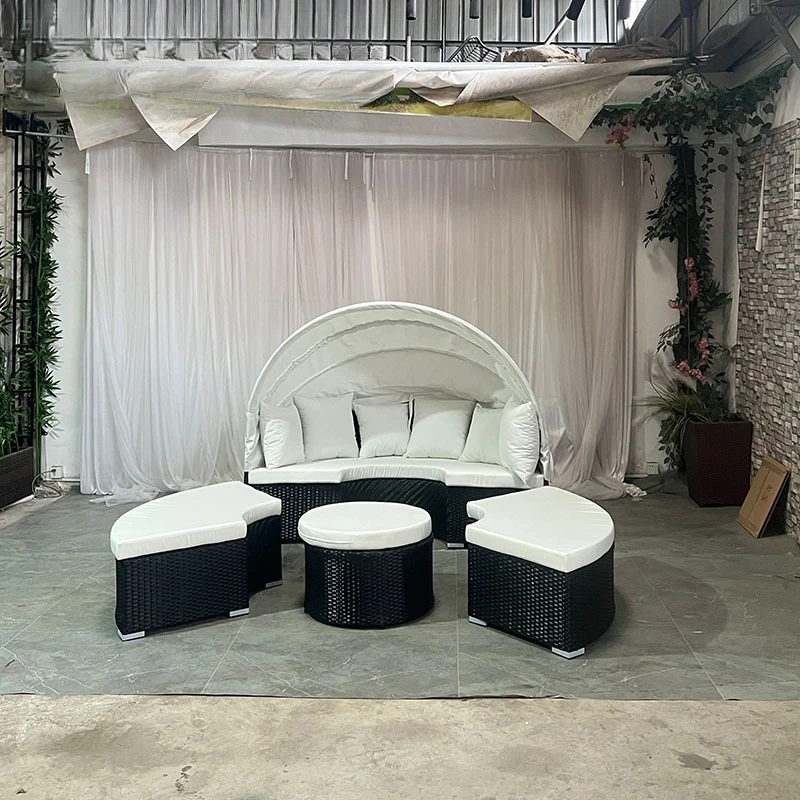 Outdoor rattan round bed leisure beach bed garden courtyard swimming pool hotel rattan chair bed outdoor sofa combination
Outdoor rattan round bed leisure beach bed garden courtyard swimming pool hotel rattan chair bed outdoor sofa combination