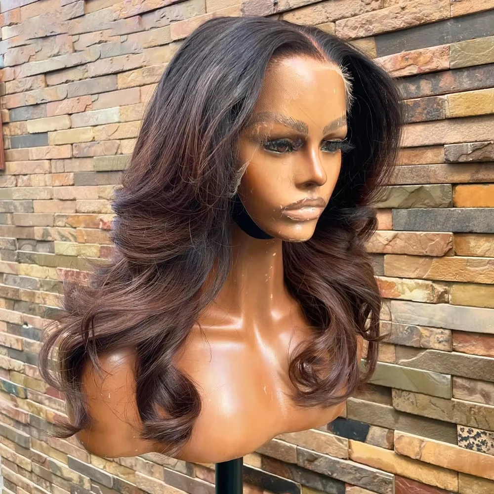 Body Wave 180 Density Chocolate Brown 13x4 13x6 HD Transparent Lace Front Human Hair Wigs Brazilian Colored Wigs For Women
Body Wave 180 Density Chocolate Brown 13x4 13x6 HD Transparent Lace Front Human Hair Wigs Brazilian Colored Wigs For Women