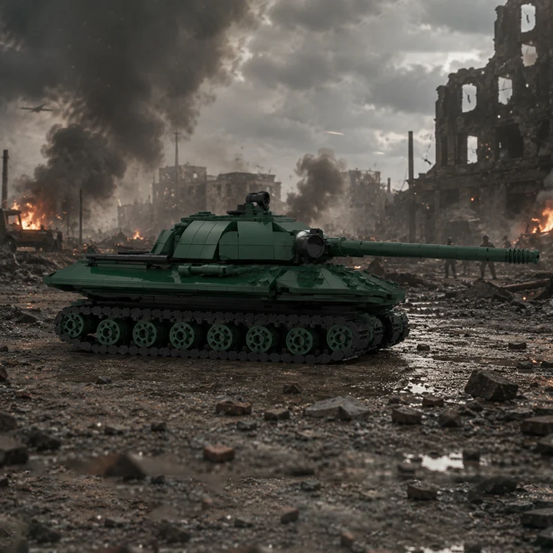 Green Heavy Military Tanks Model MOC Building Bricks War Equipment Modular Technology Gifts Holiday Assemble Children Toys Suit
Green Heavy Military Tanks Model MOC Building Bricks War Equipment Modular Technology Gifts Holiday Assemble Children Toys Suit