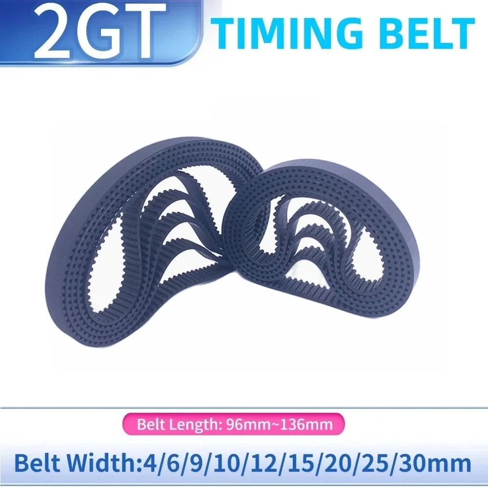 2GT Timing Belt Length 96 98 100 102 104 106 108 110 112 114 116 118 120 122 124 126 128 130 132 134 136mm GT2 Rubber Belt
2GT Timing Belt Length 96 98 100 102 104 106 108 110 112 114 116 118 120 122 124 126 128 130 132 134 136mm GT2 Rubber Belt