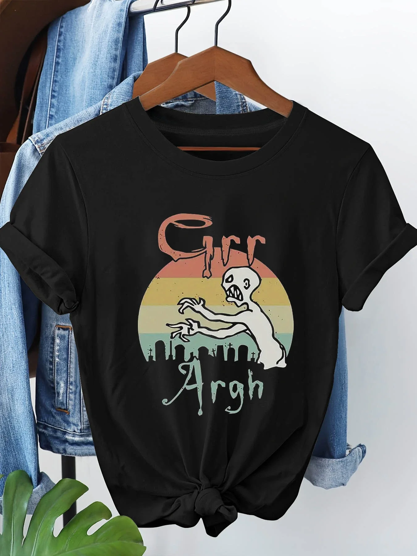 Женская футболка с коротким рукавом Grr Argh с буквенным принтом и круглым вырезом, повседневный забавный топ с мемами на лето и весну
Женская футболка с коротким рукавом Grr Argh с буквенным принтом и круглым вырезом, повседневный забавный топ с мемами на лето и весну
