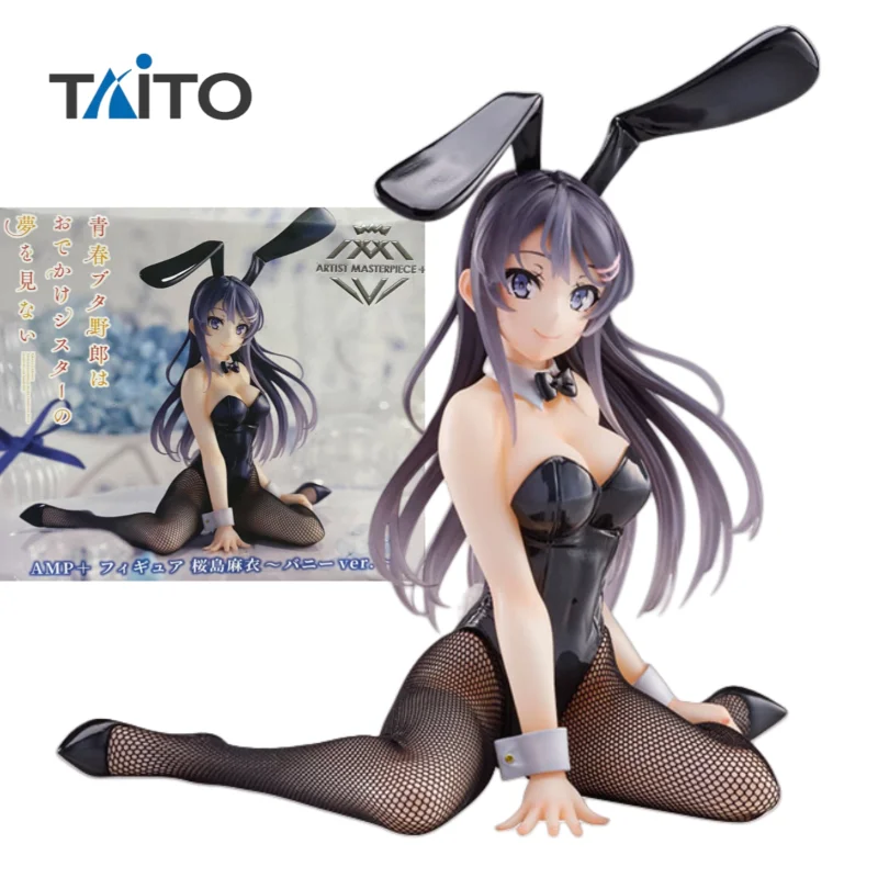 In Stock Original TAITO AMP Youth Lagging Boys Sakurajima Mai Rabbit Girl Style Black Silk Anime Figure Model Collection
In Stock Original TAITO AMP Youth Lagging Boys Sakurajima Mai Rabbit Girl Style Black Silk Anime Figure Model Collection