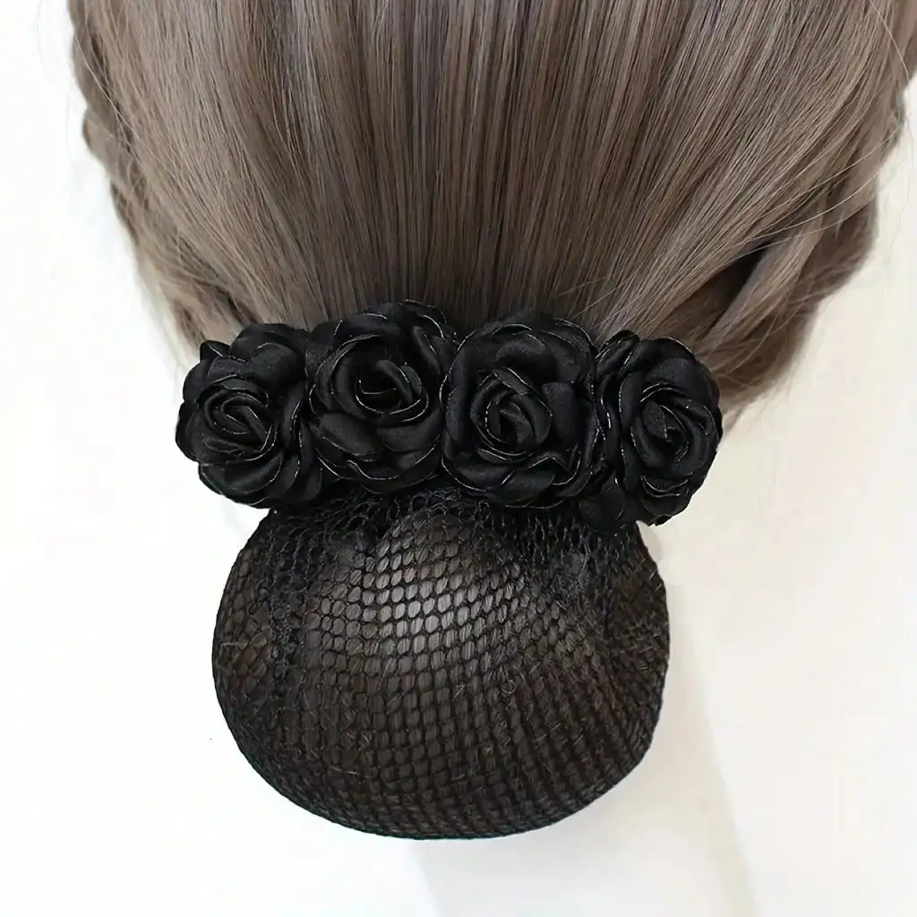 1 Piece Vintage Women's Hair Flower Net Elegant Flower Bow Hair Accessory Bun Daily Updo Hair Ornament
1 Piece Vintage Women's Hair Flower Net Elegant Flower Bow Hair Accessory Bun Daily Updo Hair Ornament