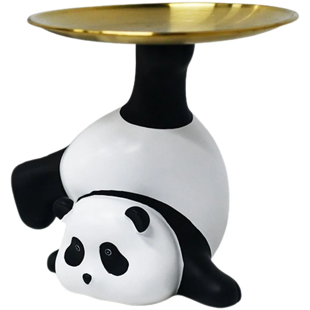 Entrance Key Storage Tray Resin Panda Sculpture Decorative Multi-Function Jewelry Holder Vanity Desktop Organizer Unique Gift
Entrance Key Storage Tray Resin Panda Sculpture Decorative Multi-Function Jewelry Holder Vanity Desktop Organizer Unique Gift